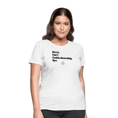 Cookie Decorating T-Shirt (Women's) - white