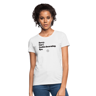 Cookie Decorating T-Shirt (Women's) - white