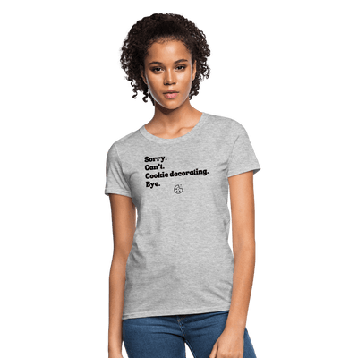 Cookie Decorating T-Shirt (Women's) - heather gray