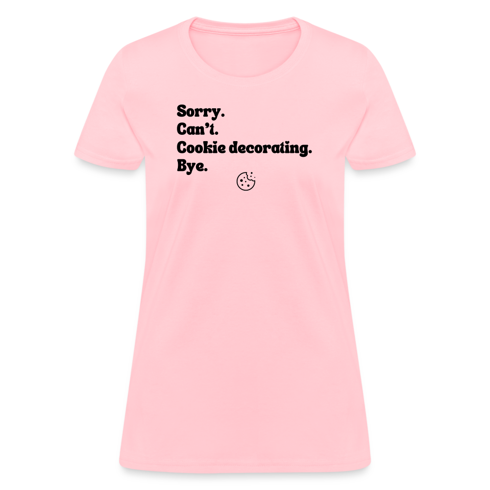 Cookie Decorating T-Shirt (Women's) - pink