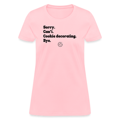 Cookie Decorating T-Shirt (Women's) - pink