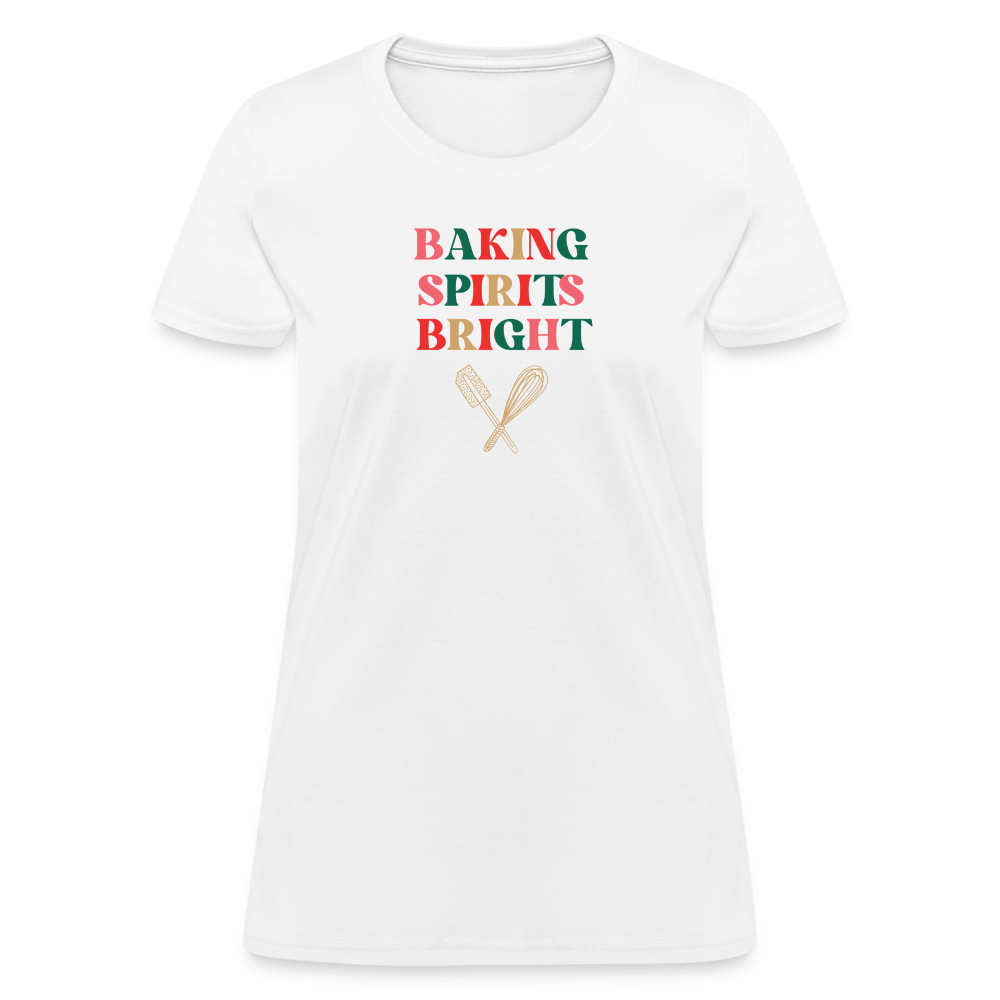 Baking Spirits Bright T-Shirt (Women's) - white