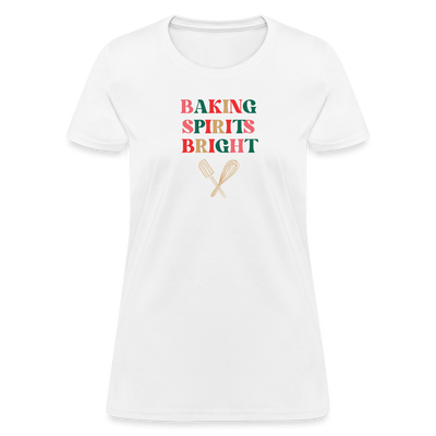 Baking Spirits Bright T-Shirt (Women's) - white