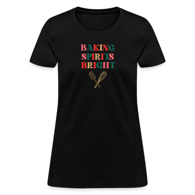 Baking Spirits Bright T-Shirt (Women's) - black