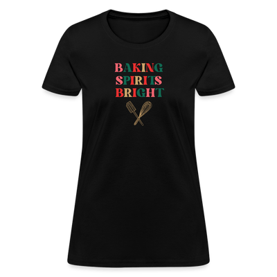 Baking Spirits Bright T-Shirt (Women's) - black