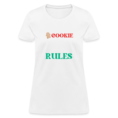 I'm The Cookie Boss T-Shirt (Women's) - white