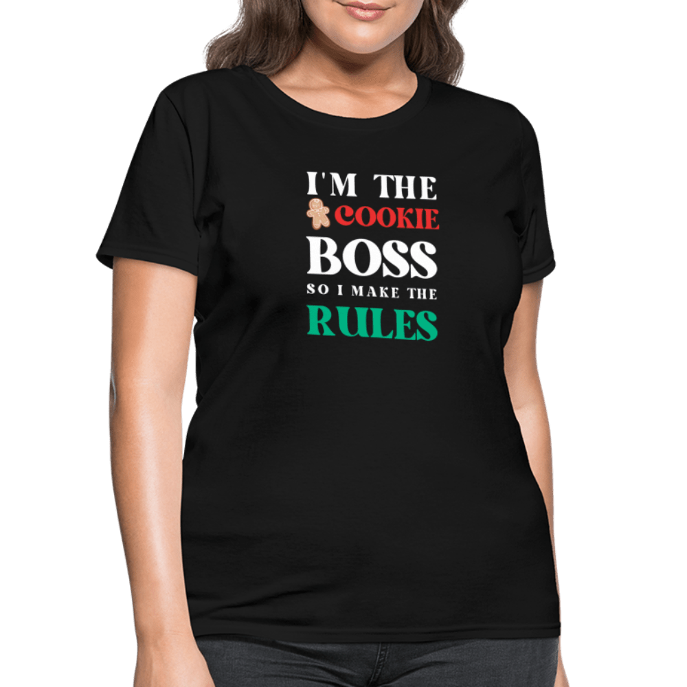 I'm The Cookie Boss T-Shirt (Women's) - black