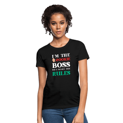 I'm The Cookie Boss T-Shirt (Women's) - black