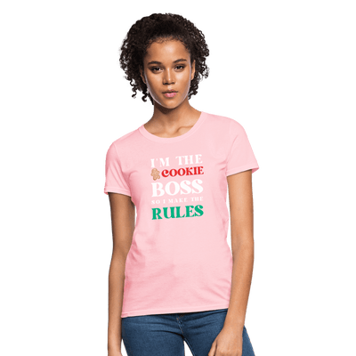 I'm The Cookie Boss T-Shirt (Women's) - pink
