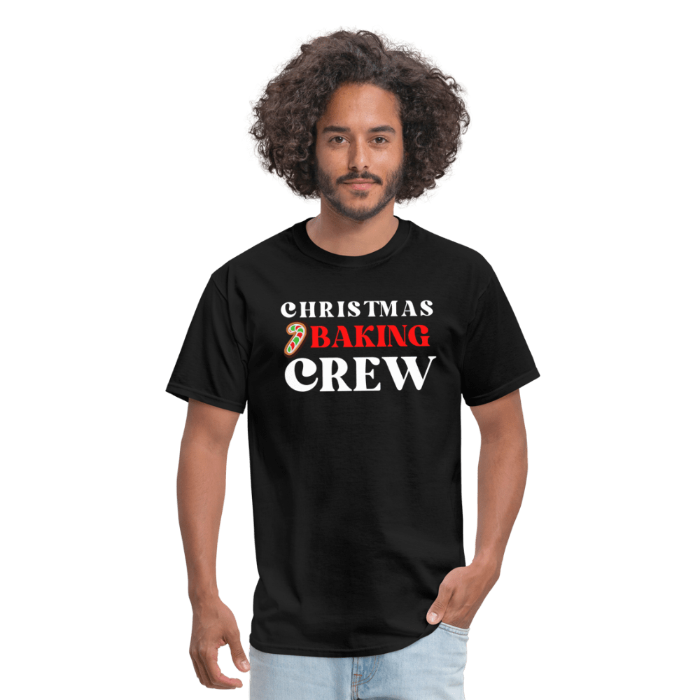 Christmas Baking Crew T-Shirt - black