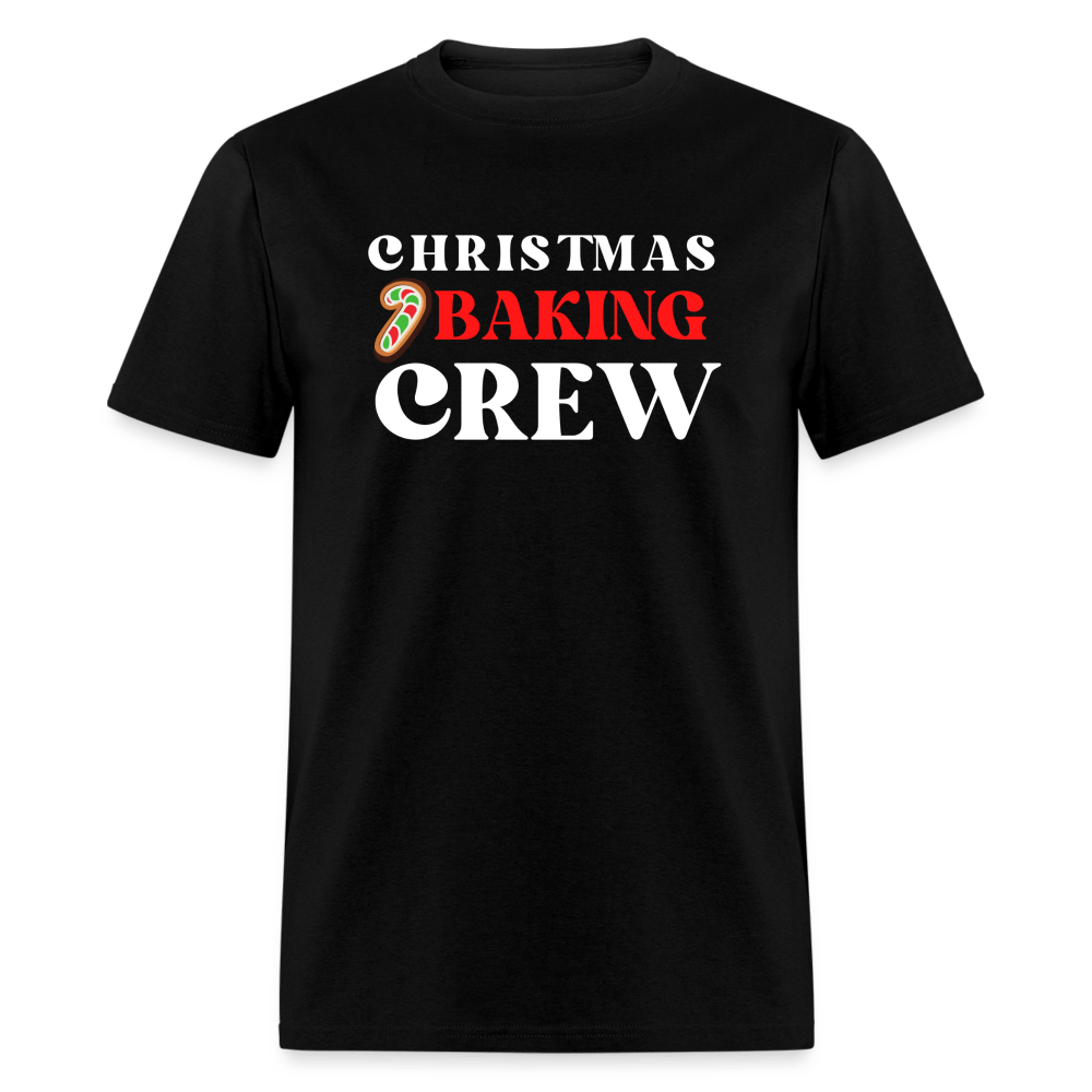 Christmas Baking Crew T-Shirt - black