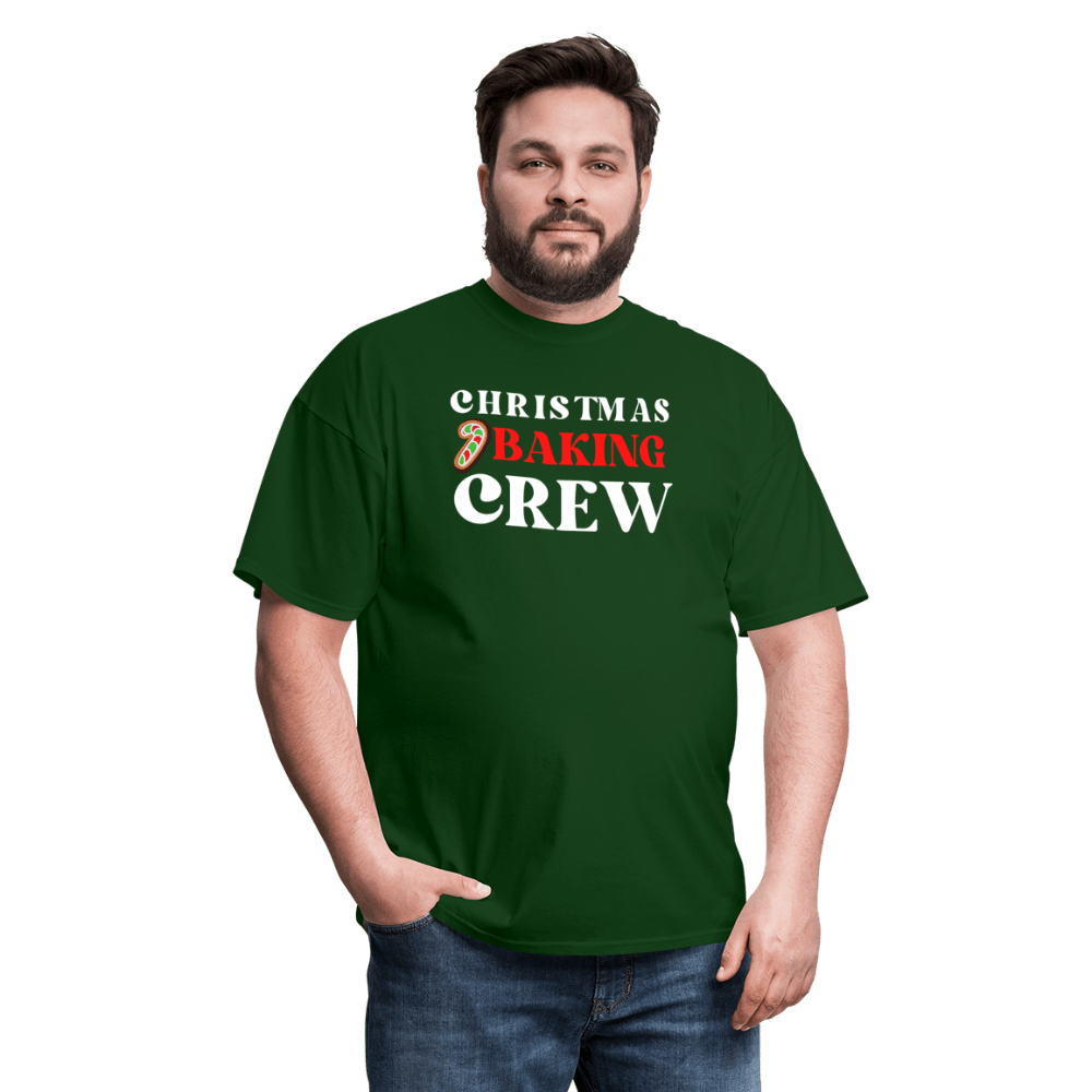 Christmas Baking Crew T-Shirt - forest green