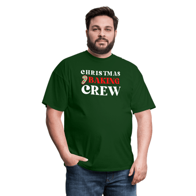 Christmas Baking Crew T-Shirt - forest green