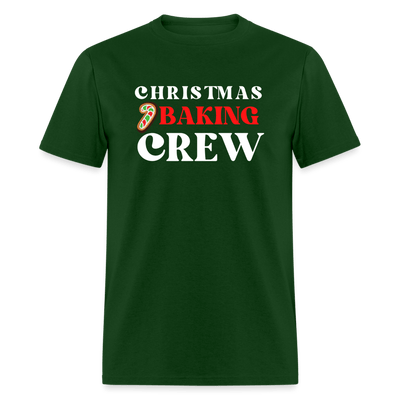 Christmas Baking Crew T-Shirt - forest green