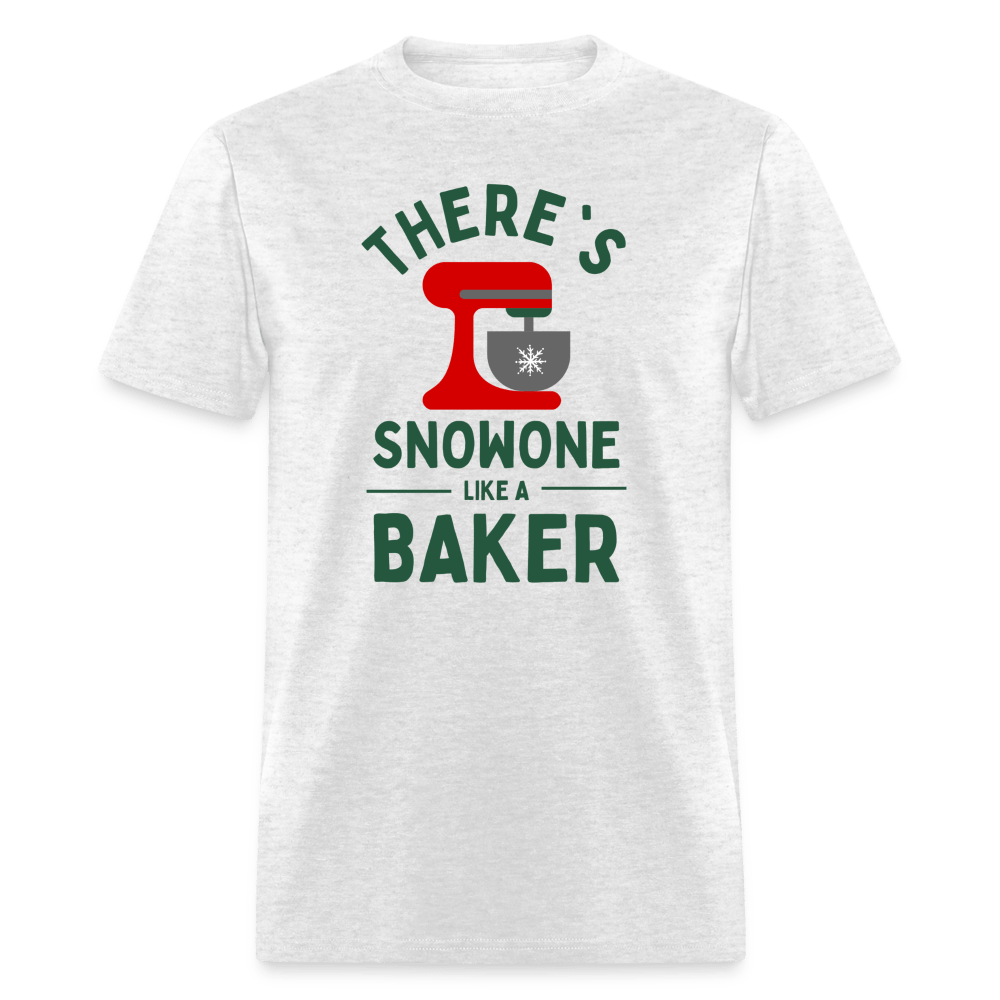 There's Snowone Like A Baker (Unisex) - light heather gray