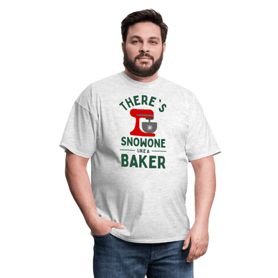 There's Snowone Like A Baker (Unisex) - light heather gray