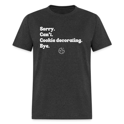 Cookie Decorating T-Shirt (Unisex) - heather black
