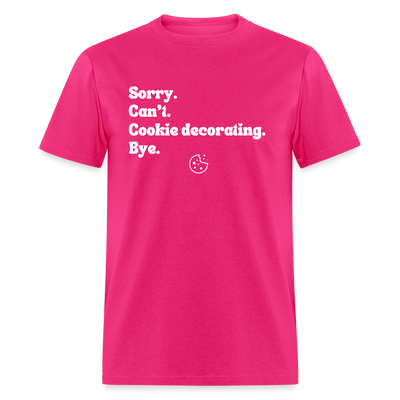 Cookie Decorating T-Shirt (Unisex) - fuchsia