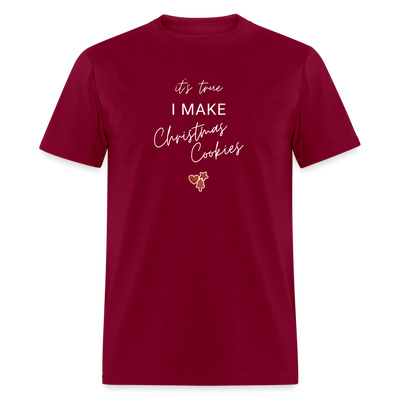 I Make Christmas Cookies (Unisex) - burgundy