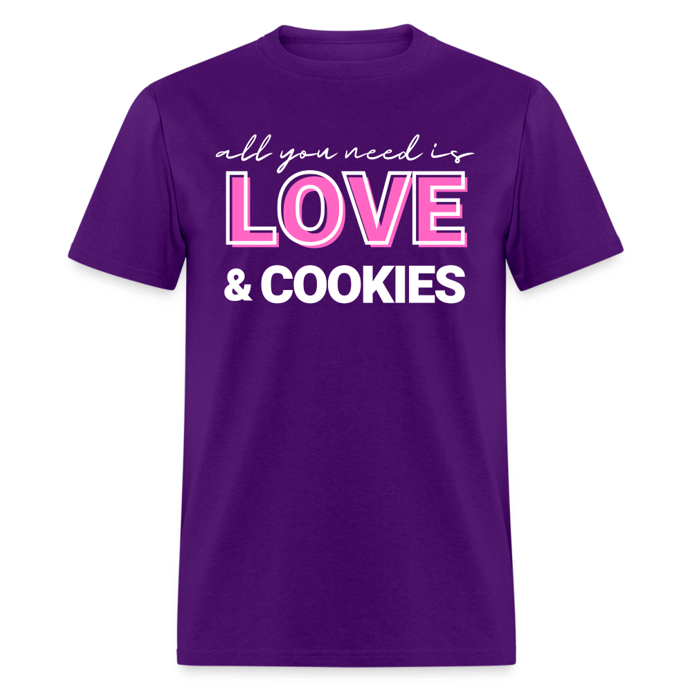 Love & Cookies T-Shirt (Unisex) - purple