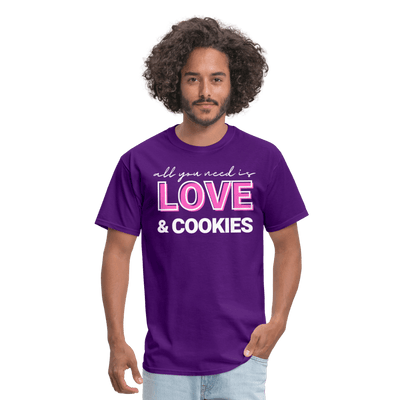 Love & Cookies T-Shirt (Unisex) - purple