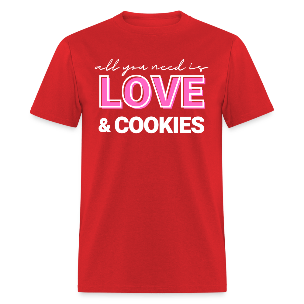 Love & Cookies T-Shirt (Unisex) - red