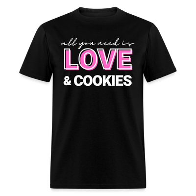 Love & Cookies T-Shirt (Unisex) - black