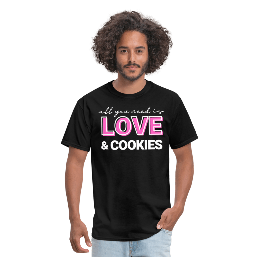 Love & Cookies T-Shirt (Unisex) - black