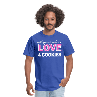 Love & Cookies T-Shirt (Unisex) - royal blue