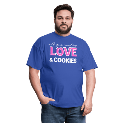 Love & Cookies T-Shirt (Unisex) - royal blue
