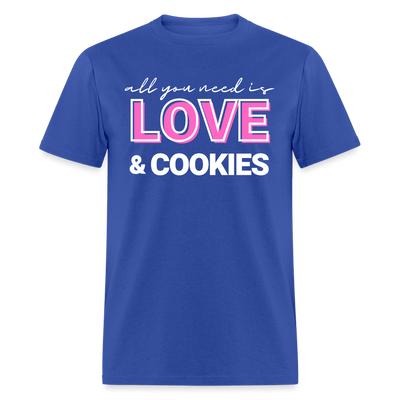 Love & Cookies T-Shirt (Unisex) - royal blue