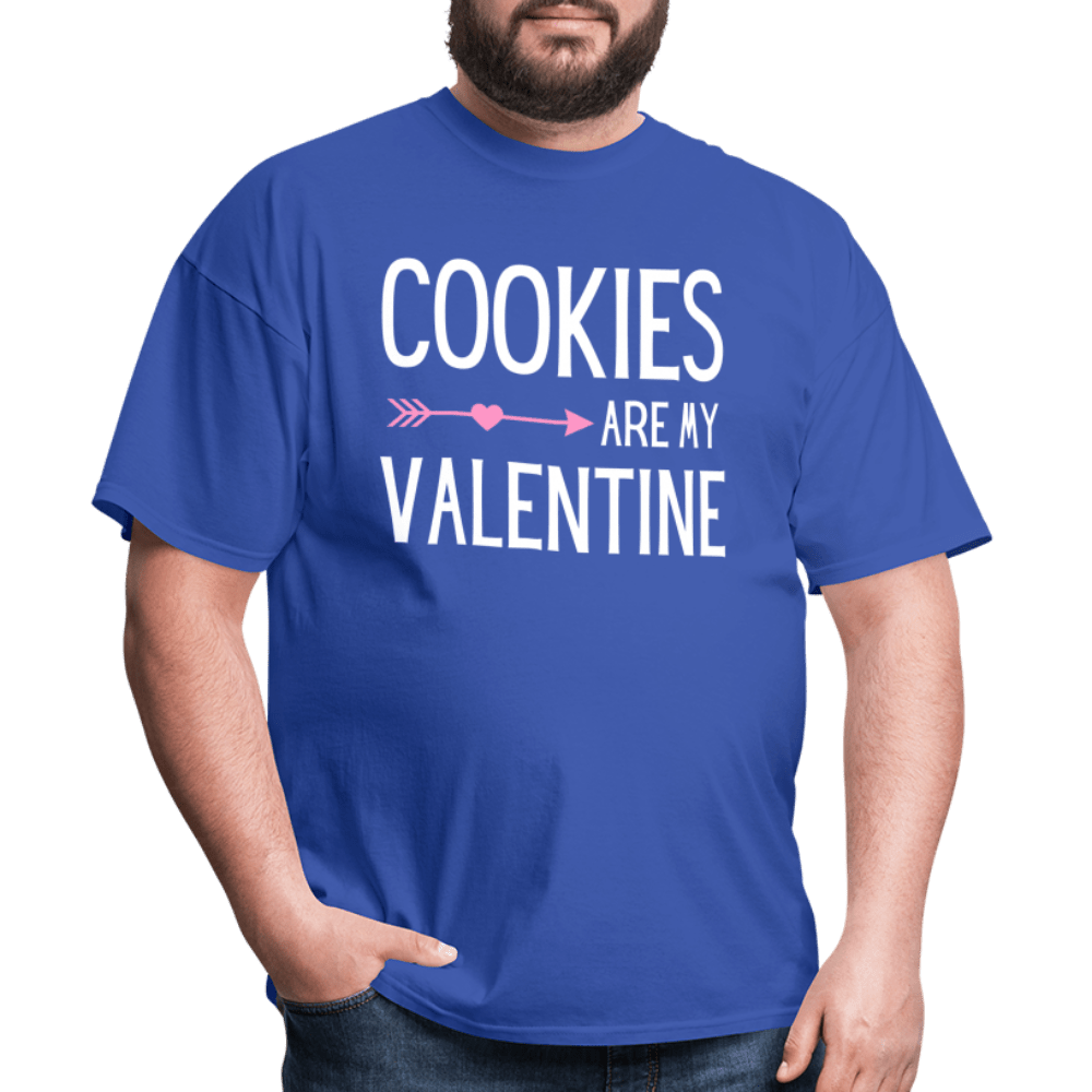 Cookies Are My Valentine - royal blue