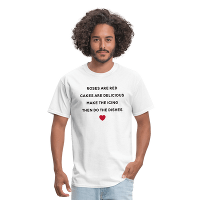 Roses are Red (Unisex) - white