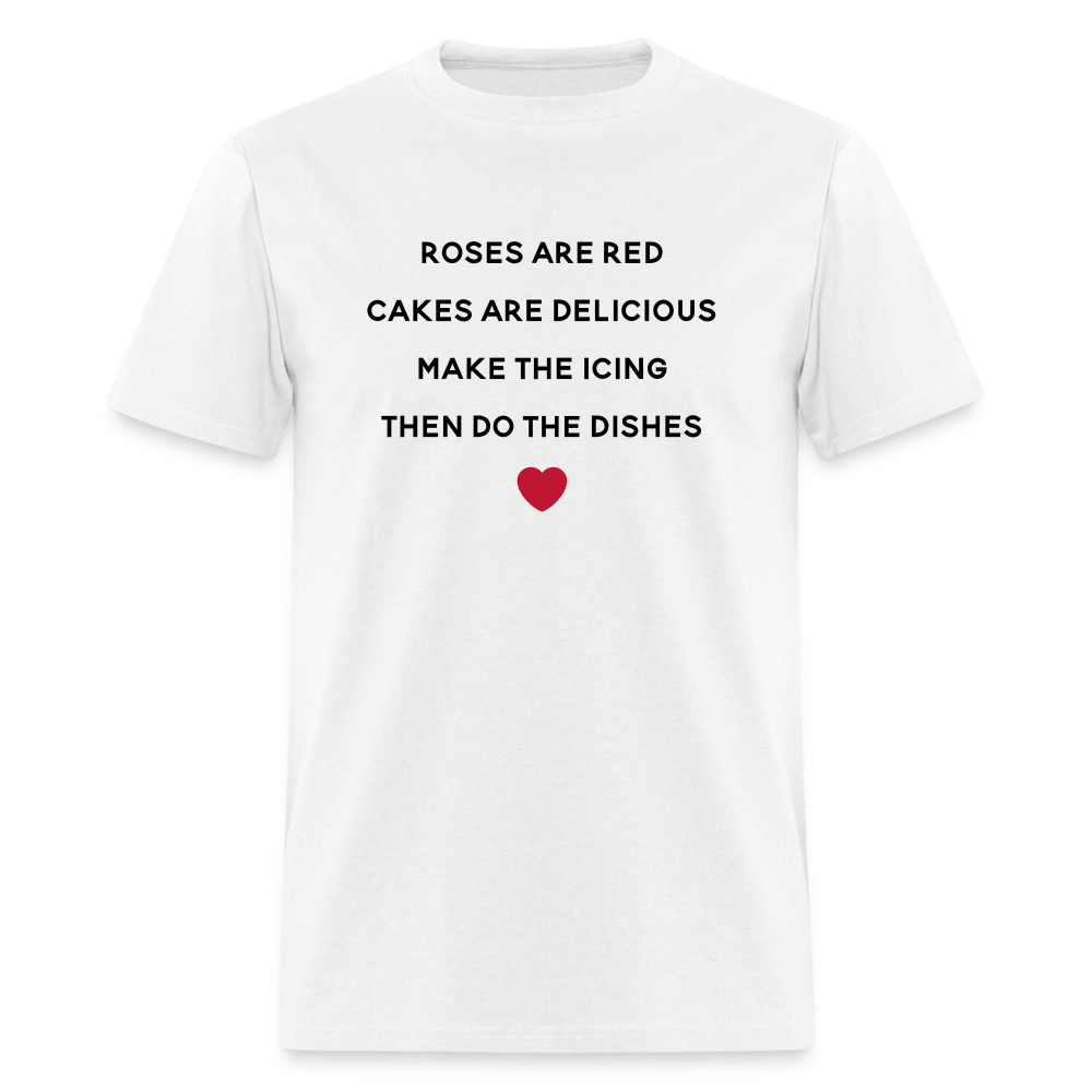 Roses are Red (Unisex) - white