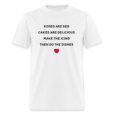 Roses are Red (Unisex) - white