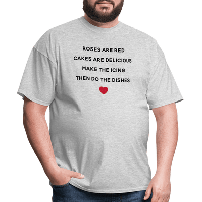 Roses are Red (Unisex) - heather gray