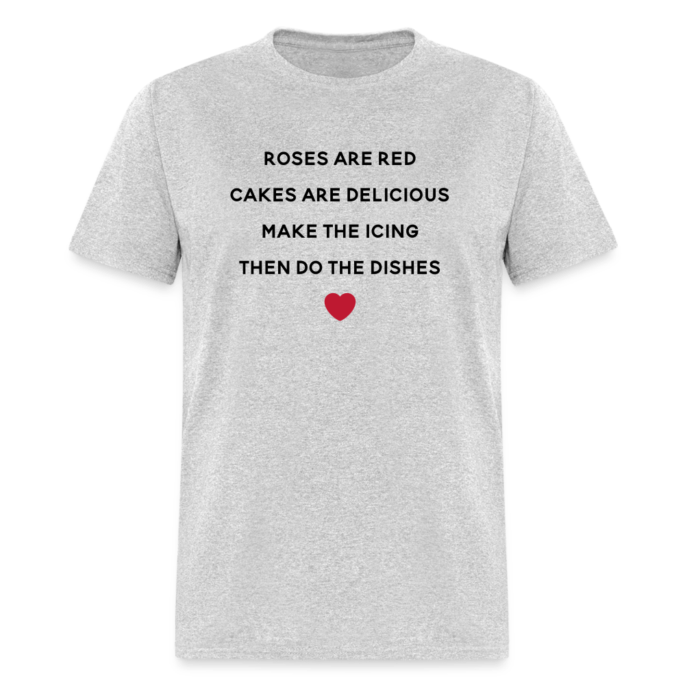 Roses are Red (Unisex) - heather gray