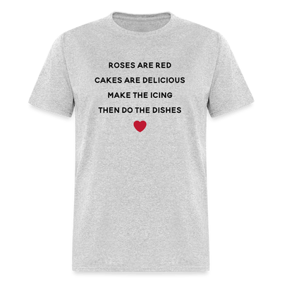 Roses are Red (Unisex) - heather gray