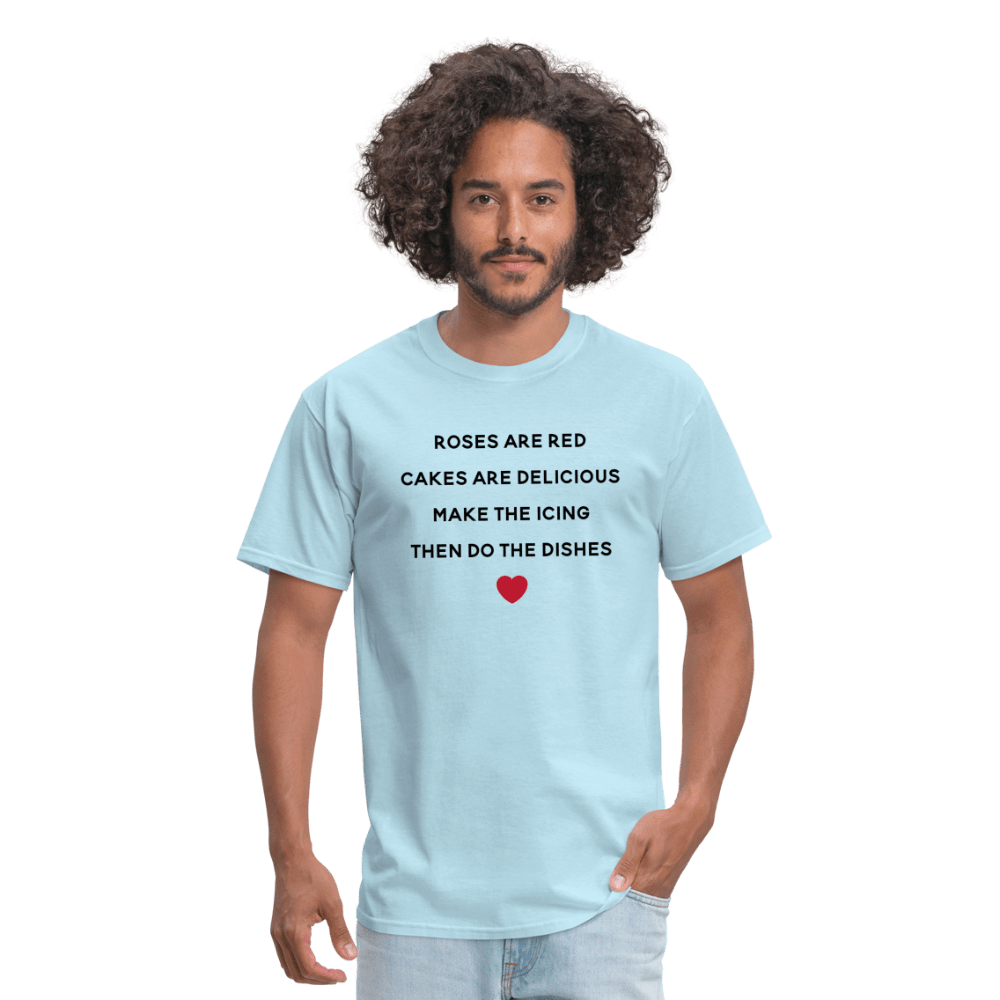 Roses are Red (Unisex) - powder blue