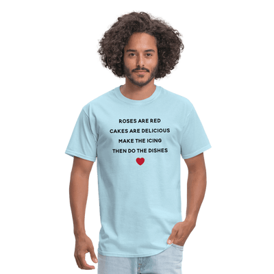 Roses are Red (Unisex) - powder blue