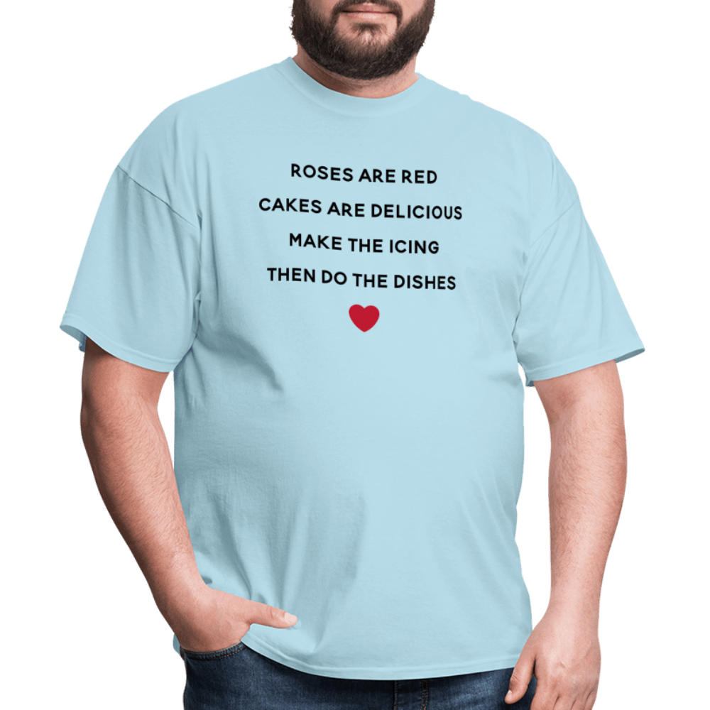 Roses are Red (Unisex) - powder blue