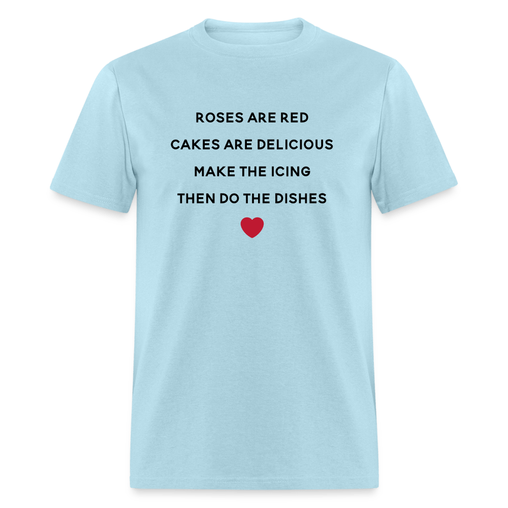 Roses are Red (Unisex) - powder blue