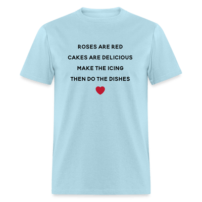 Roses are Red (Unisex) - powder blue